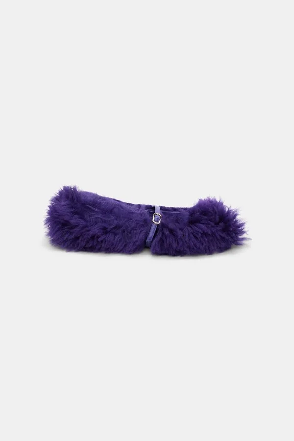 Curly sheepskin Mary-Janes