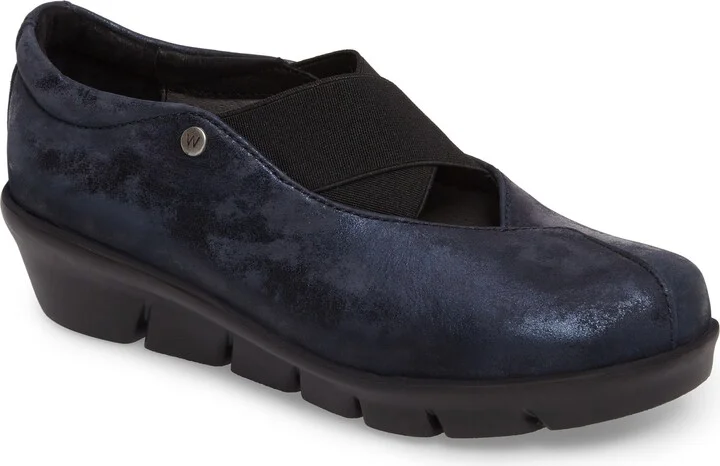 Navy Leather