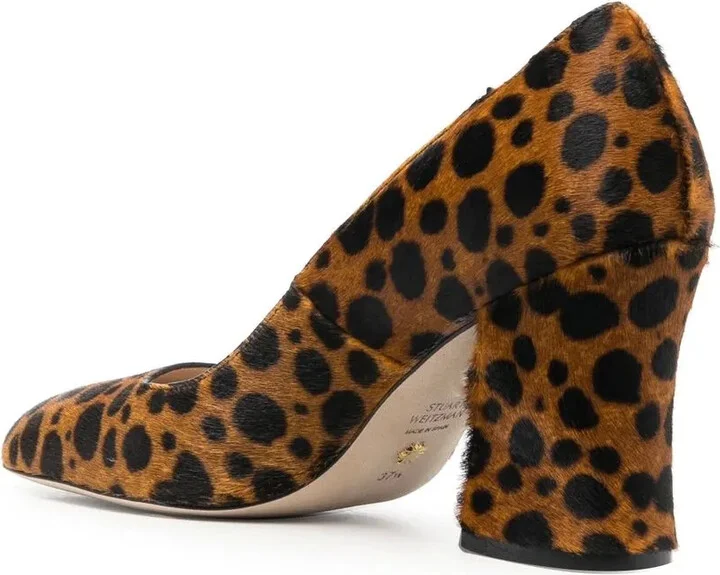Curveblock leopard-print pumps - Image 3