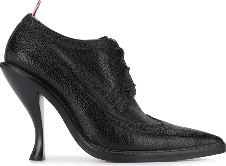 Curved Heel Longwing Brogues