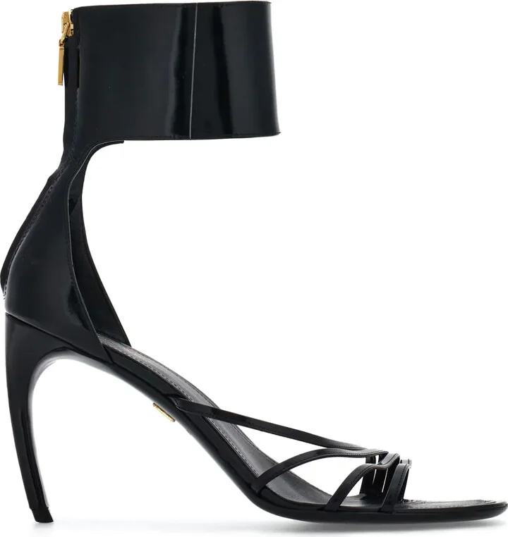 Curved-Heel Sandals