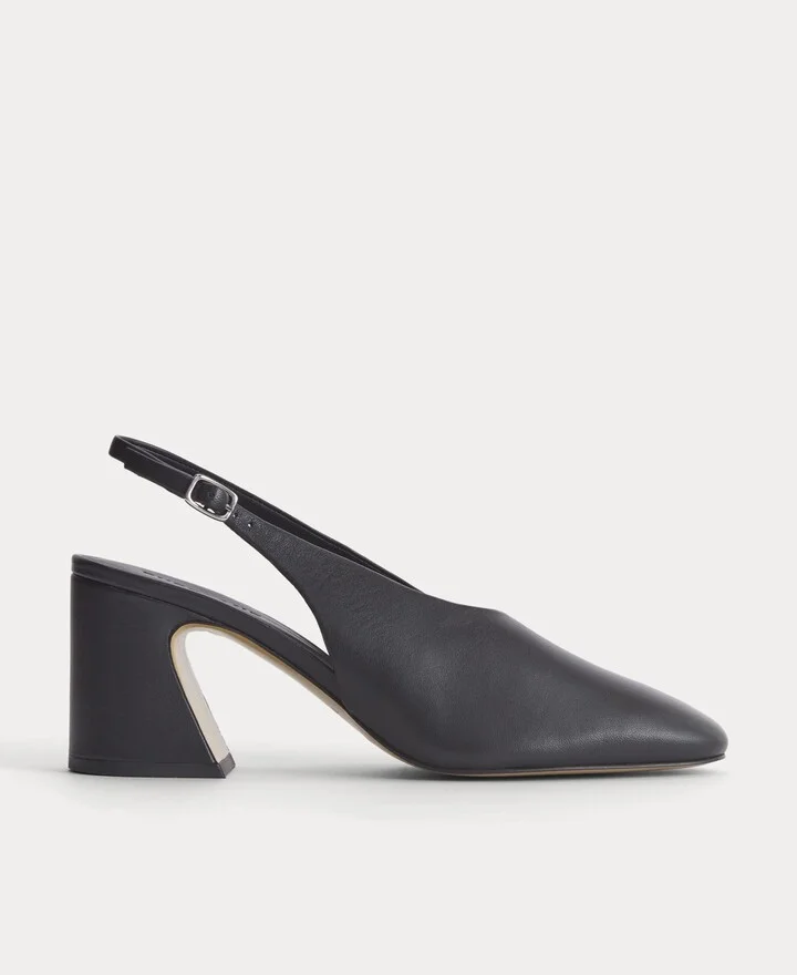 Curved Slingback Heel