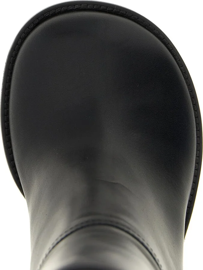 Curved Wedge Heel Boots - Image 4
