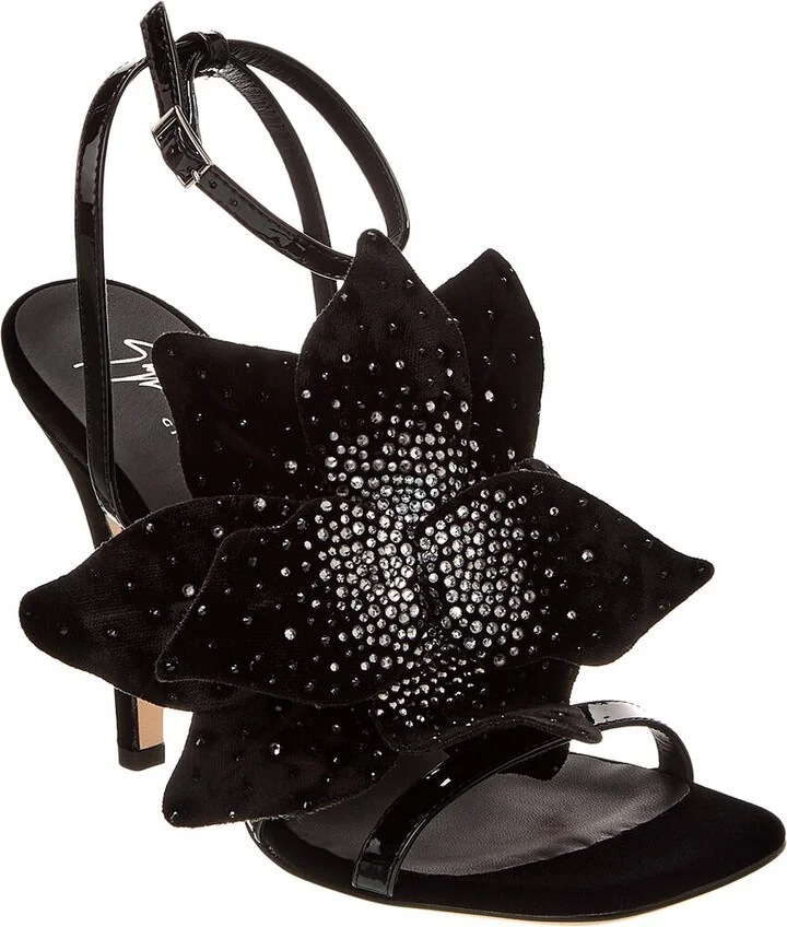Curvy 105 Velvet Sandal