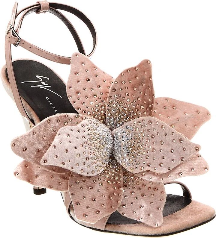 Curvy 105 Velvet Sandal