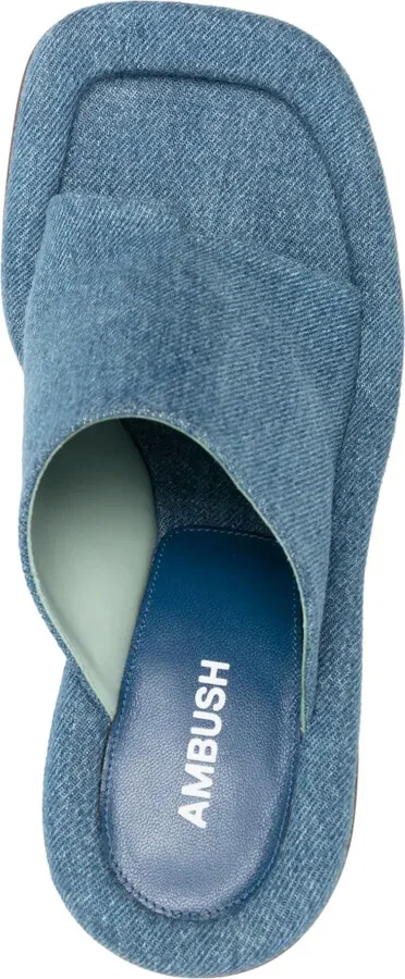 Cushion denim-lined sandals - Image 4