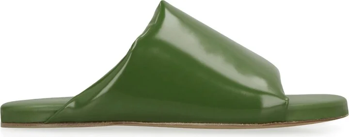 Cushion Leather Sandals - Image 2