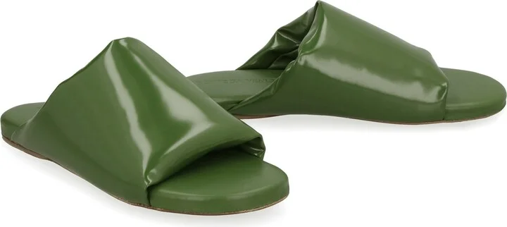 Cushion Leather Sandals - Image 3