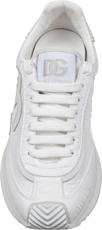 Cushion Sneaker In Mixed Materials Color White - Image 2