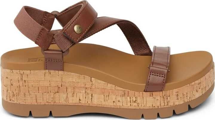 Cushion Tide Higher Ankle Strap Platform Wedge Sandal - Image 6