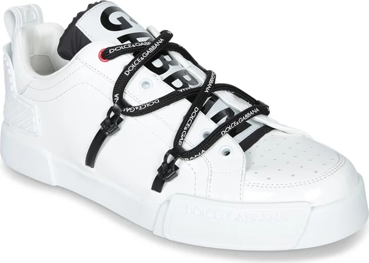 Cushion White Black Sneakers - Image 2