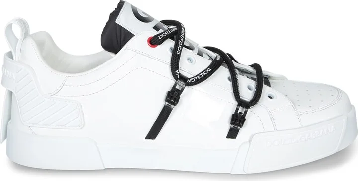 Cushion White Black Sneakers
