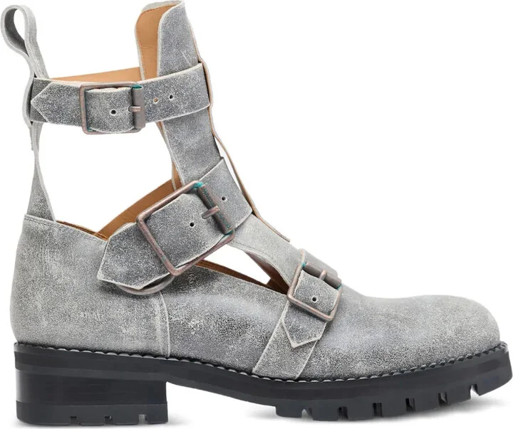 Cut-Out Ankle Boots