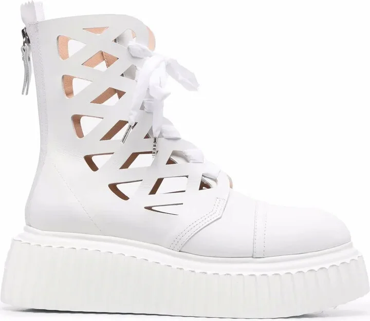 Cut-Out Ankle Boots