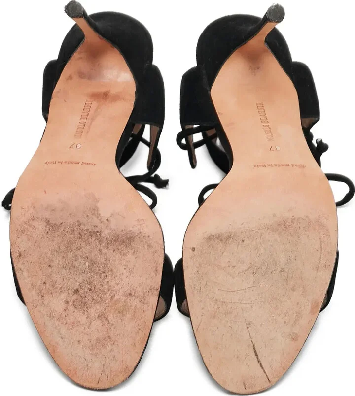 Cut-Out Ankle-Strap High-Heeled Sandals - Image 5