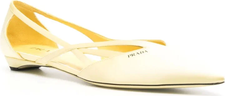 Cut Out-Detail Ballet Flats - Image 2