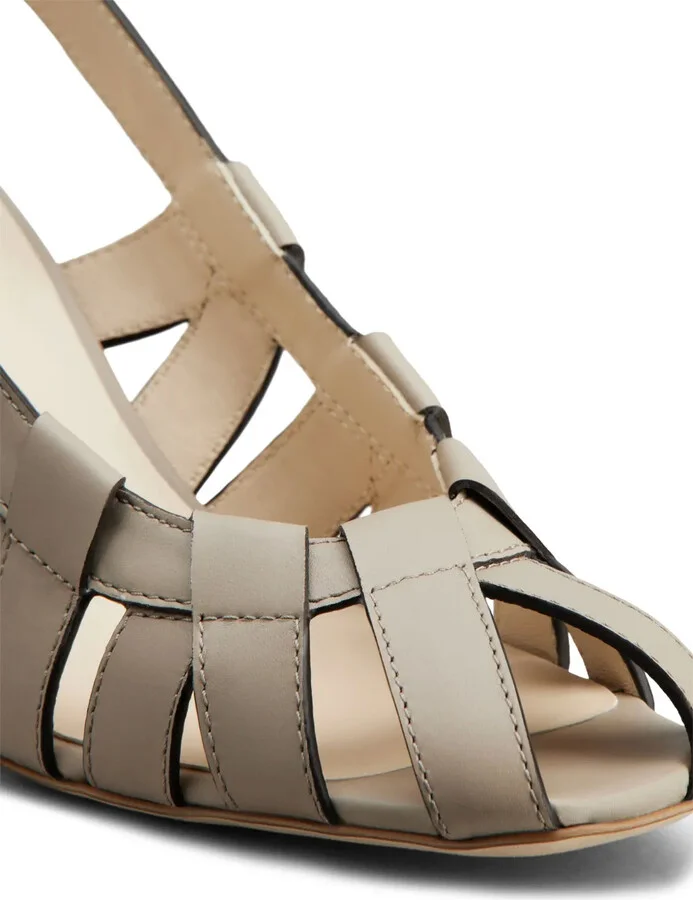 Cut-Out Leather Pumps - Image 5