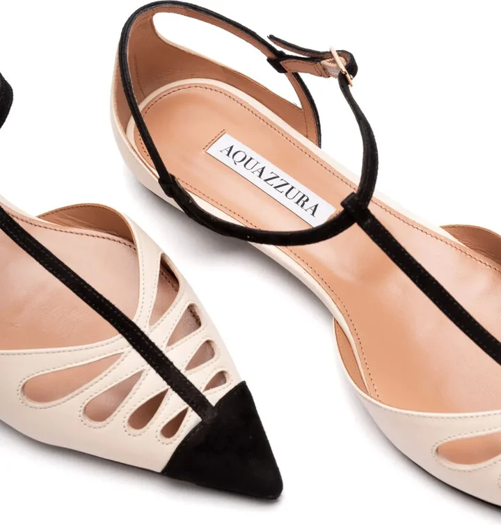 Cut-Out Leather Pumps - Image 2