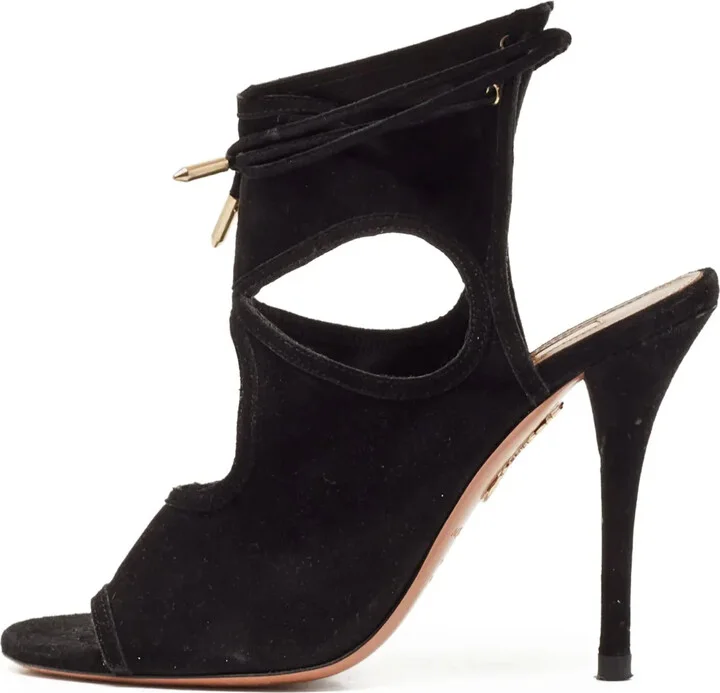 Cut-Out Open-Toe Heels