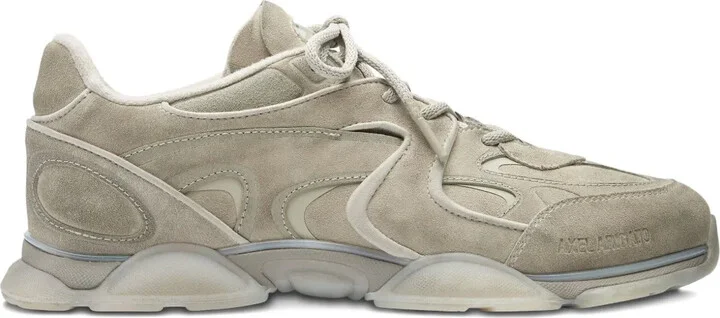 Cut-Out Suede Sneakers
