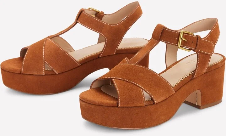 Cut Out Wedge Sandal, Metallic - Image 3