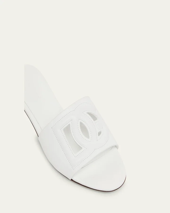 Cutout DG Flat Slide Sandals - Image 10