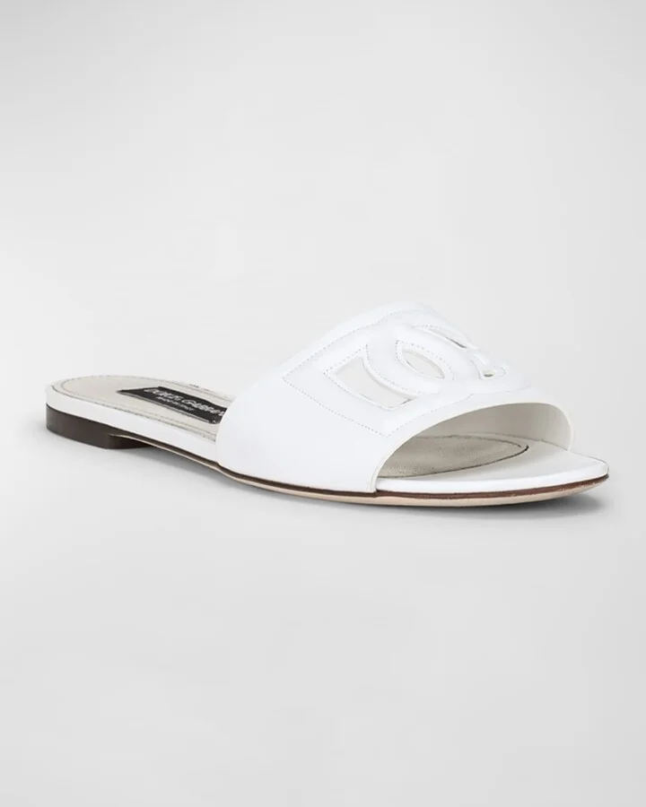 Cutout DG Flat Slide Sandals - Image 2