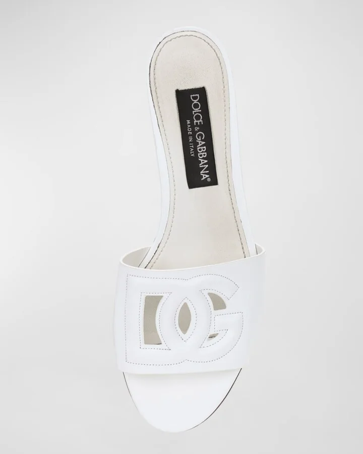 Cutout DG Flat Slide Sandals - Image 5