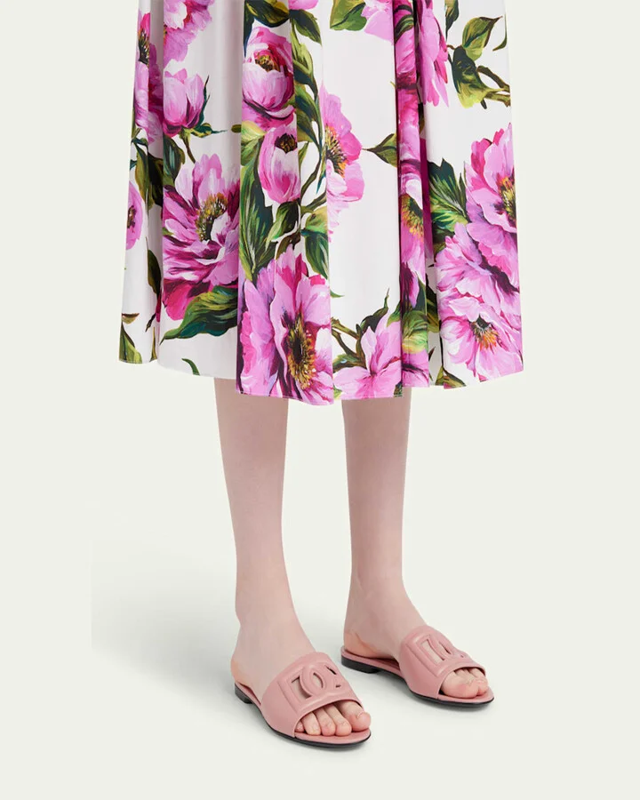 Cutout DG Flat Slide Sandals - Image 7