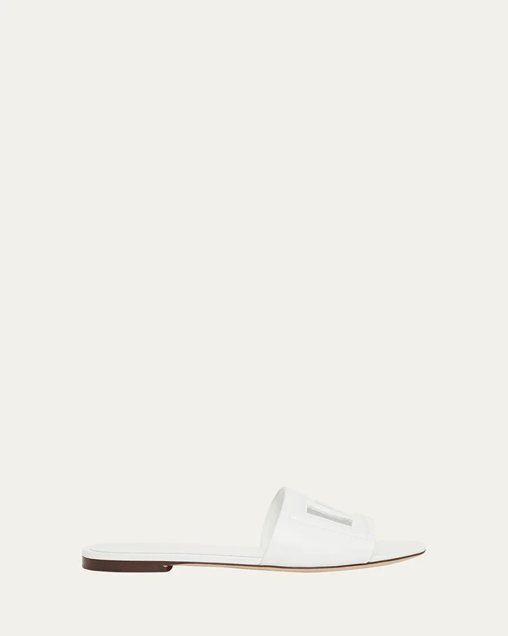 Cutout DG Flat Slide Sandals