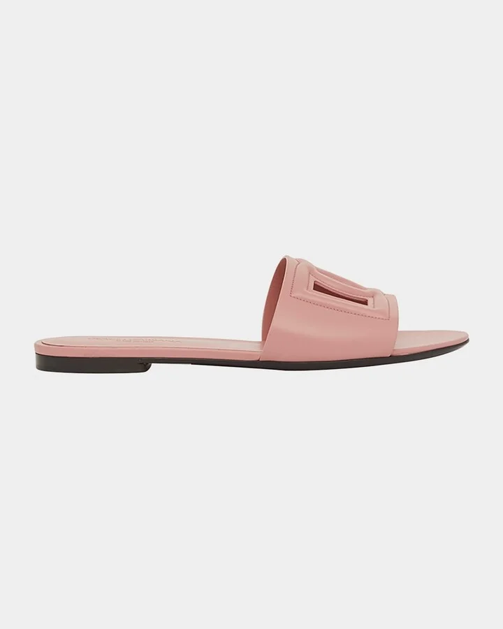 Cutout DG Flat Slide Sandals
