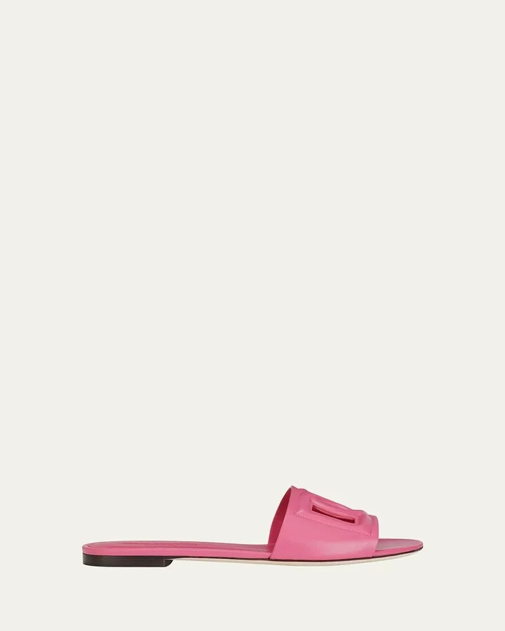 Cutout DG Flat Slide Sandals