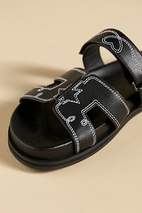 Cutout Slide Sandals - Image 2