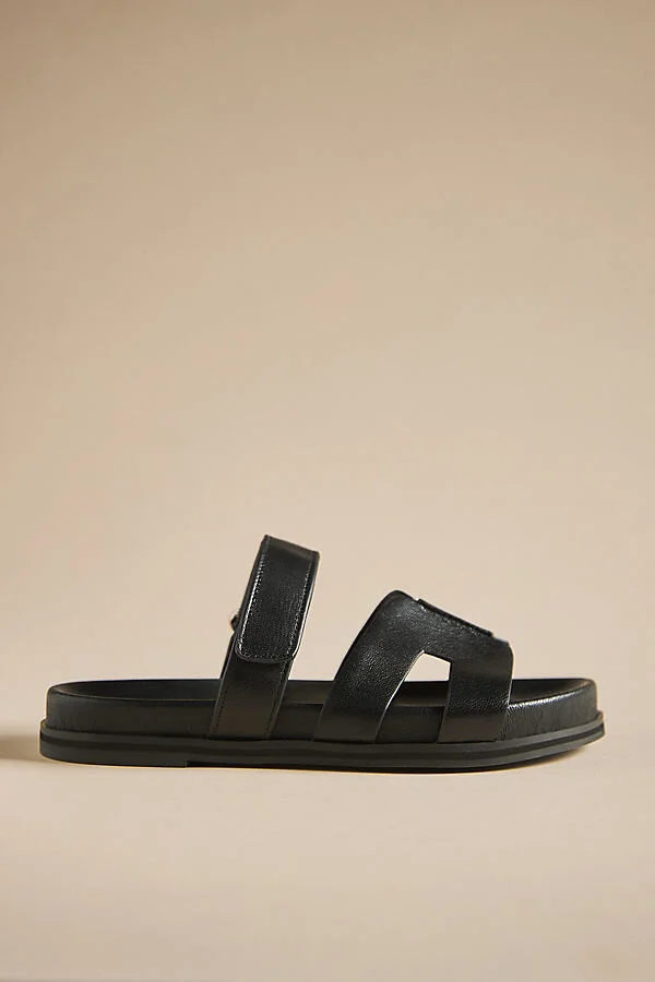 Cutout Slide Sandals