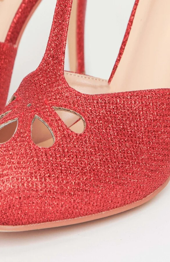 Cutout T-Strap Astaire Pumps - Image 2