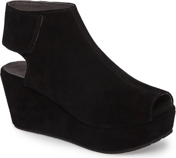Cutout Wedge Sandal