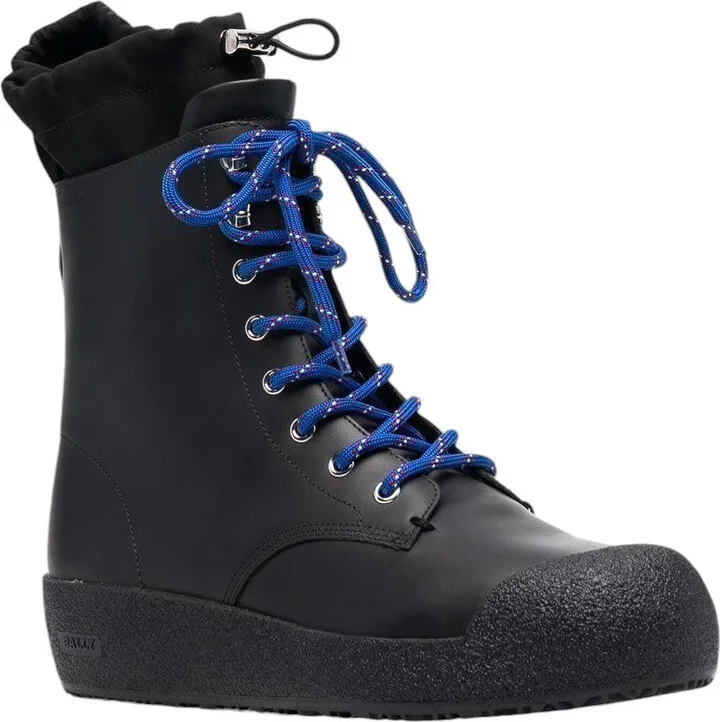 Cutter 6228415 Men's Black Shearling-Lined Leather Boot