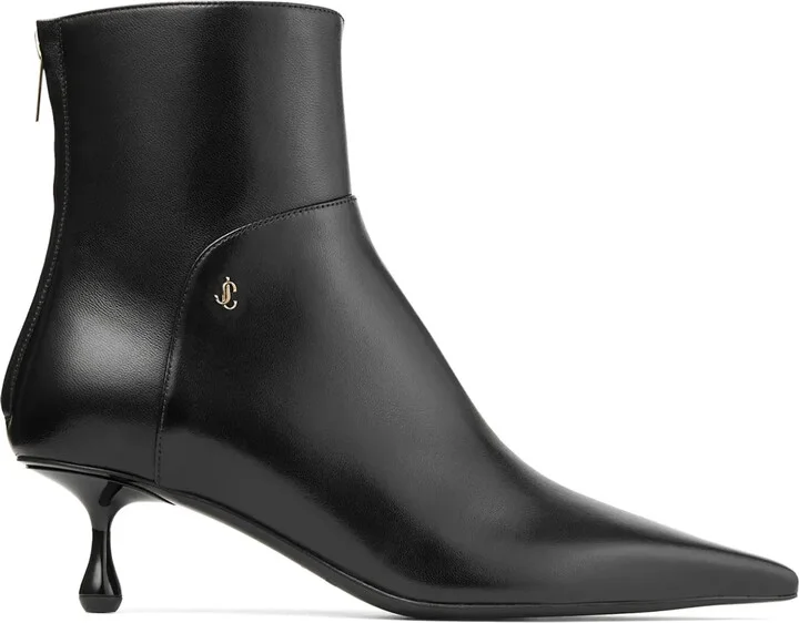 Cycas 50mm leather ankle boots
