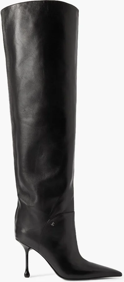 Cycas 95 leather over-the-knee boots