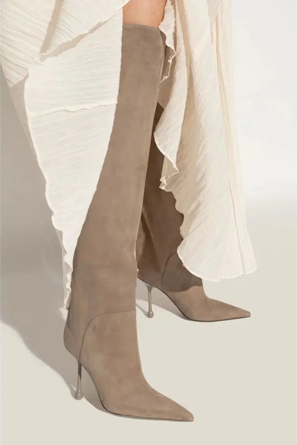 Cycas 95mm suede boots - Image 2