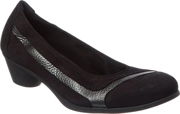 Cyline Suede & Leather Pump