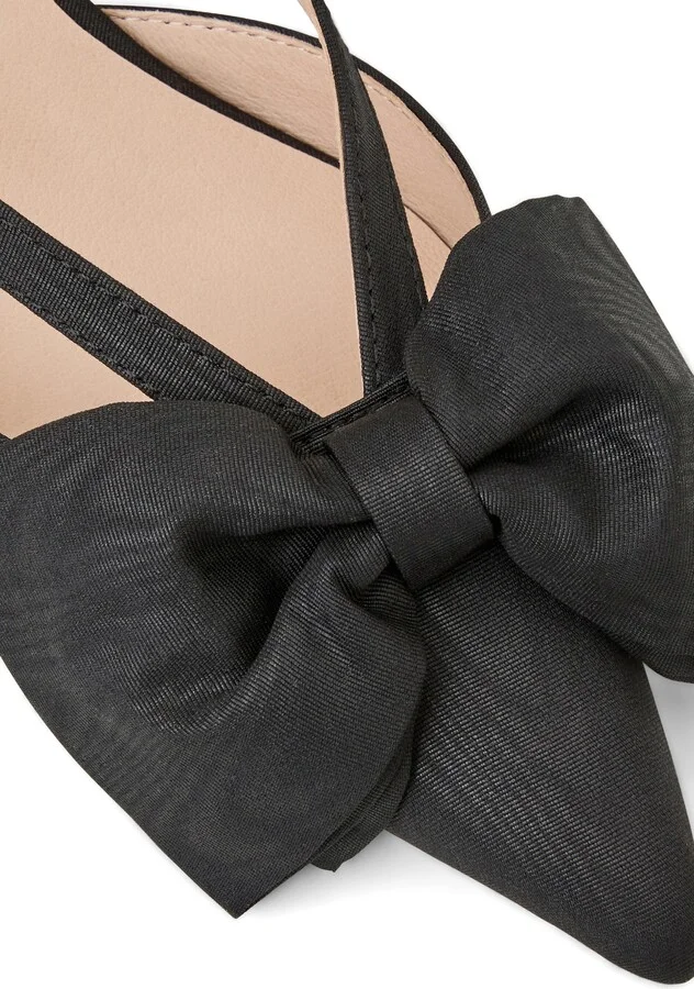 Cynthia Bow Pointed Toe Mule - Image 6