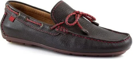 Cypress Hill Leather Braided Tie Bow Driver Loafer