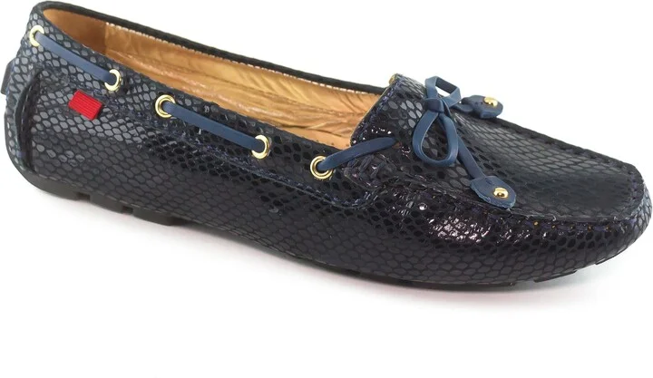 Navy Snake Print