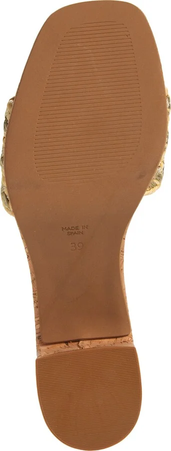 Cypress Raffia Platform Slide Sandal - Image 6