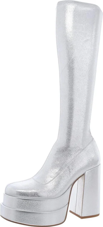 Cypress Womens Faux Leather Tall Knee-High Boots