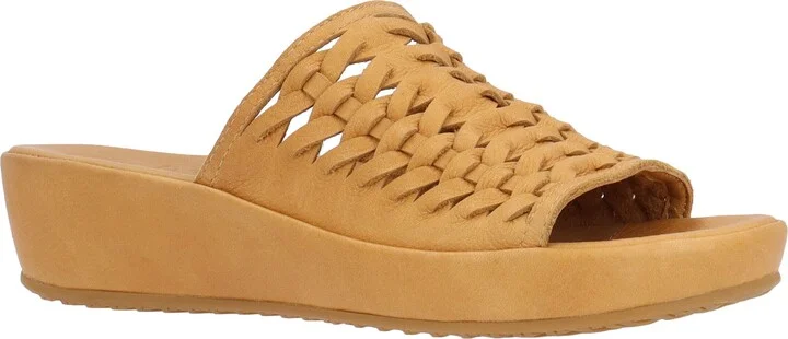 Cyra Platform Wedge Slide Sandal