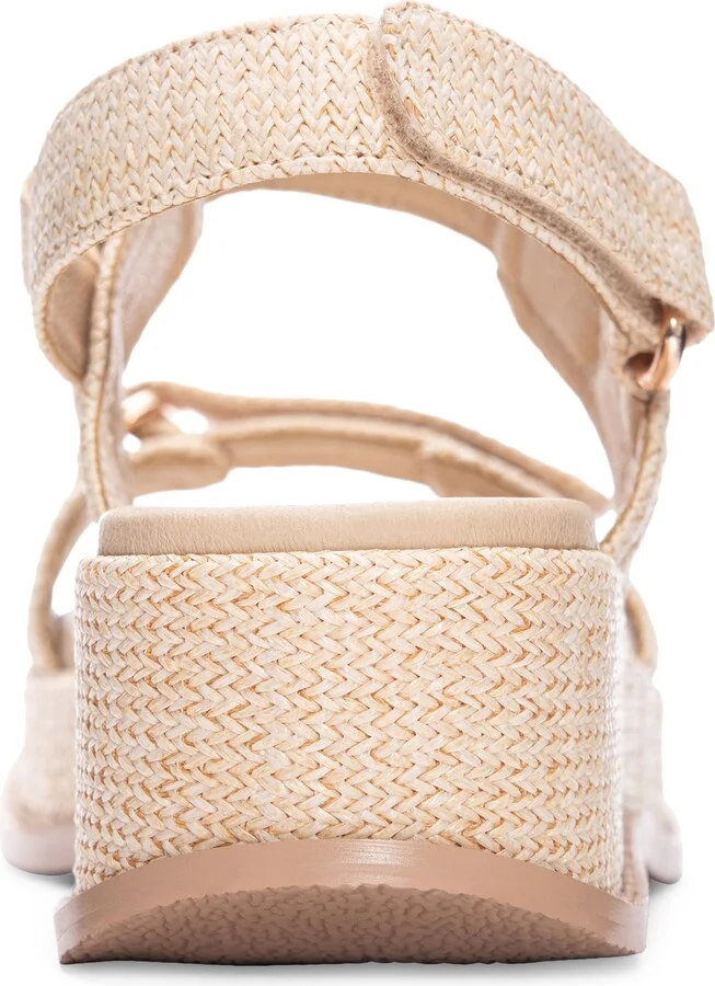 Cyra Raffia Platform Sandal - Image 2