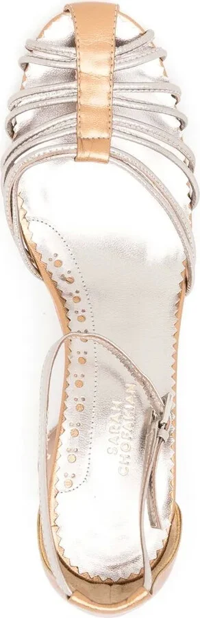 Cyril 75mm metallic sandals - Image 4