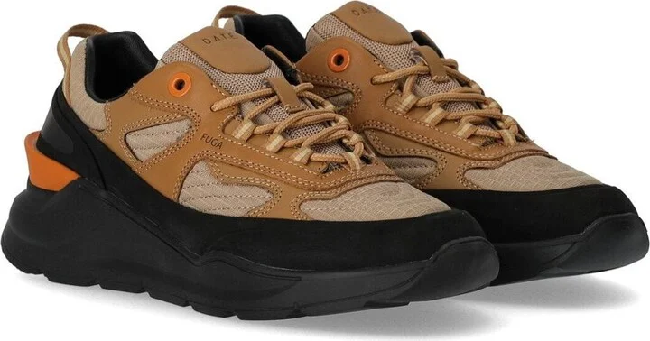 D.A.T.E. Fuga Method Beige Black Sneaker - Image 2